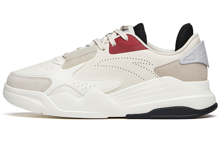 Anta Low-Top Skateboard Shoes Men's White Gray