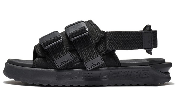 LiNing Beach Sandals Men's Black