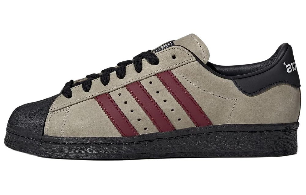 adidas originals Superstar Red Pebble Black