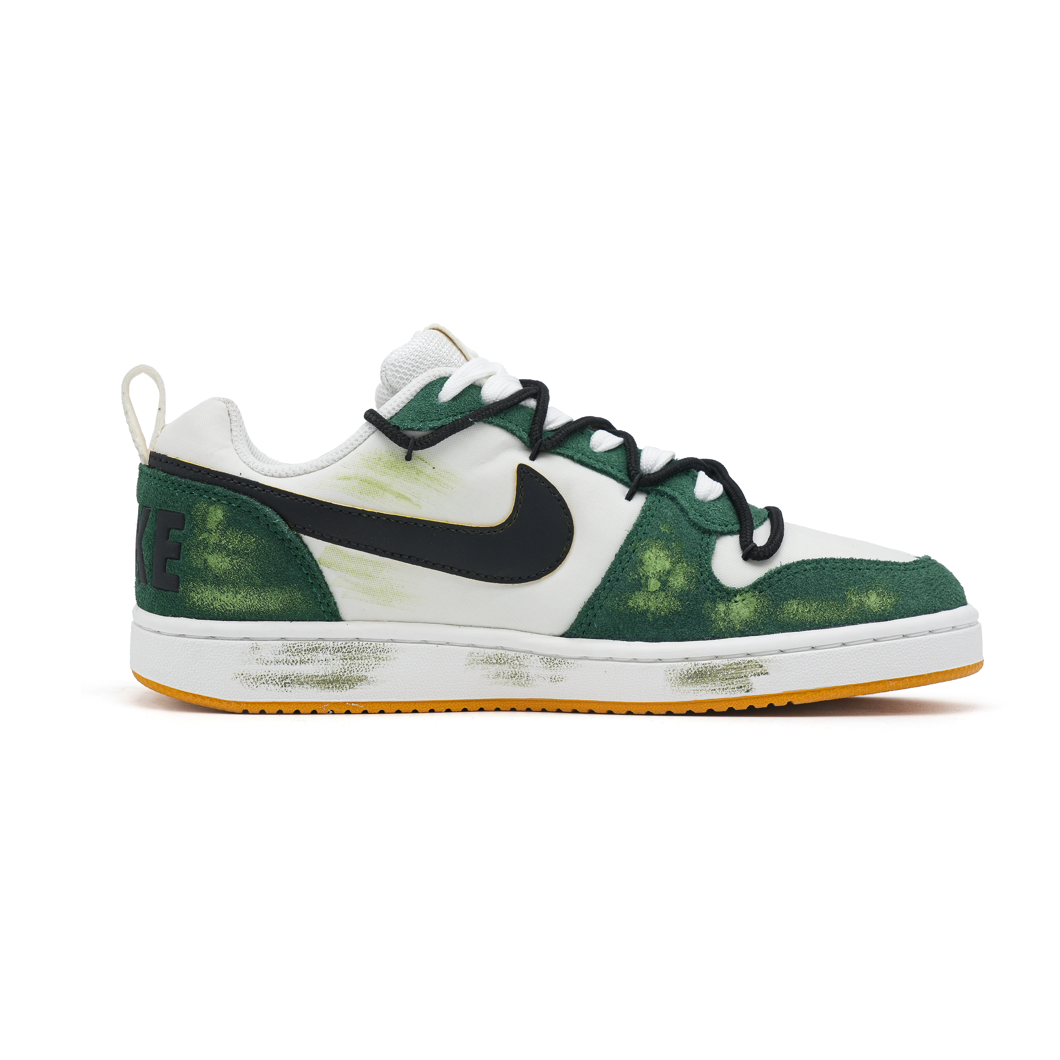 Nike Court Borough Forest Abrasion Resistant Low top Skateboard Shoes Men's White Green