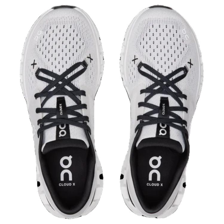 On Running Cloud X 4 Ivory Black Women's