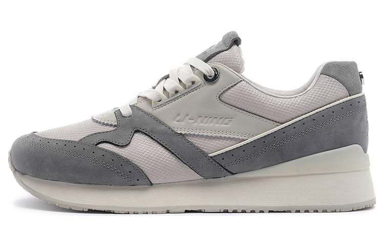 LI-NING 1990 Classic Collection Casual Shoes Women's Low-Top Oat Gray