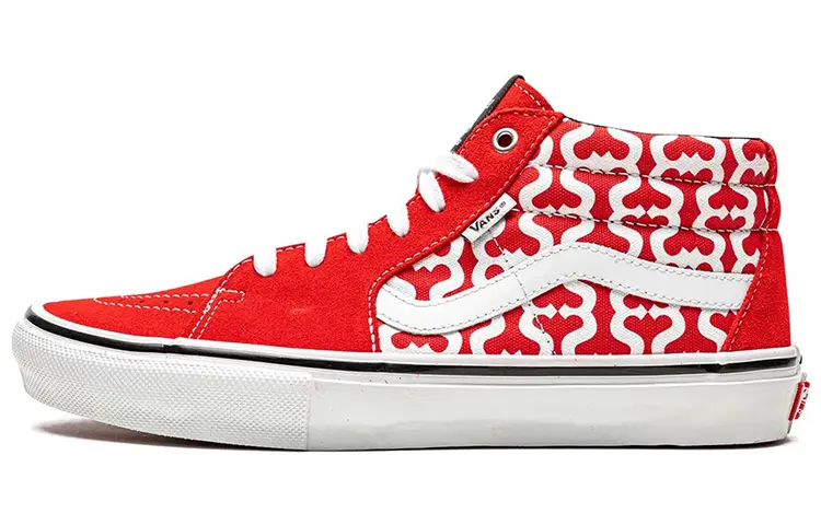 Vans Supreme X Grosso Mid 'Monogram S   Red'