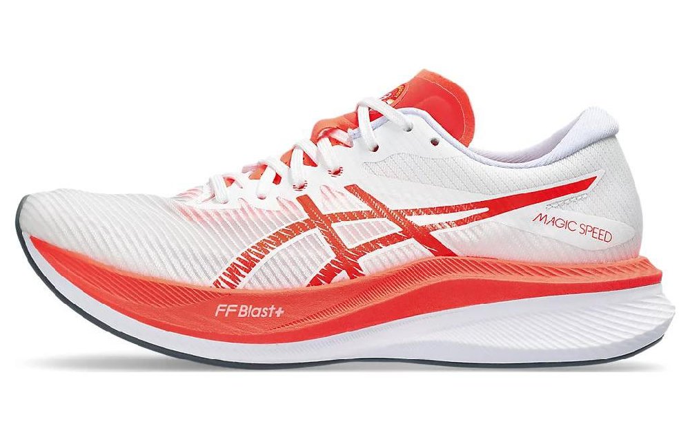 Asics Magic Speed 3 White Sunrise Red Women's