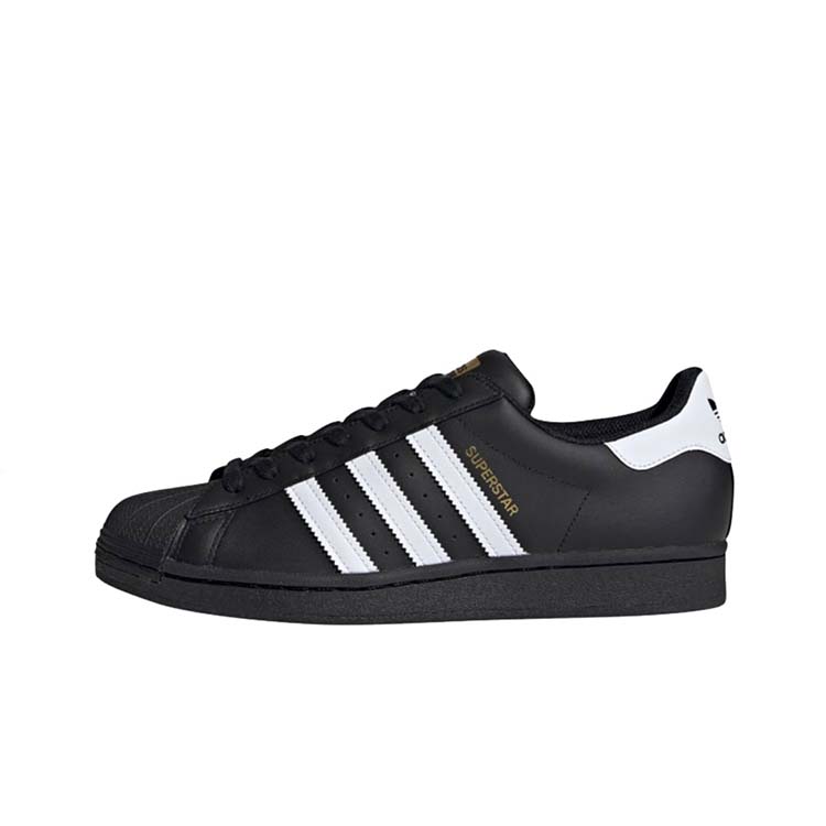 Adidas Originals SUPERSTAR Shell Head Lightweight And Wear resistant Low Top Skateboard Shoes Unisex Black