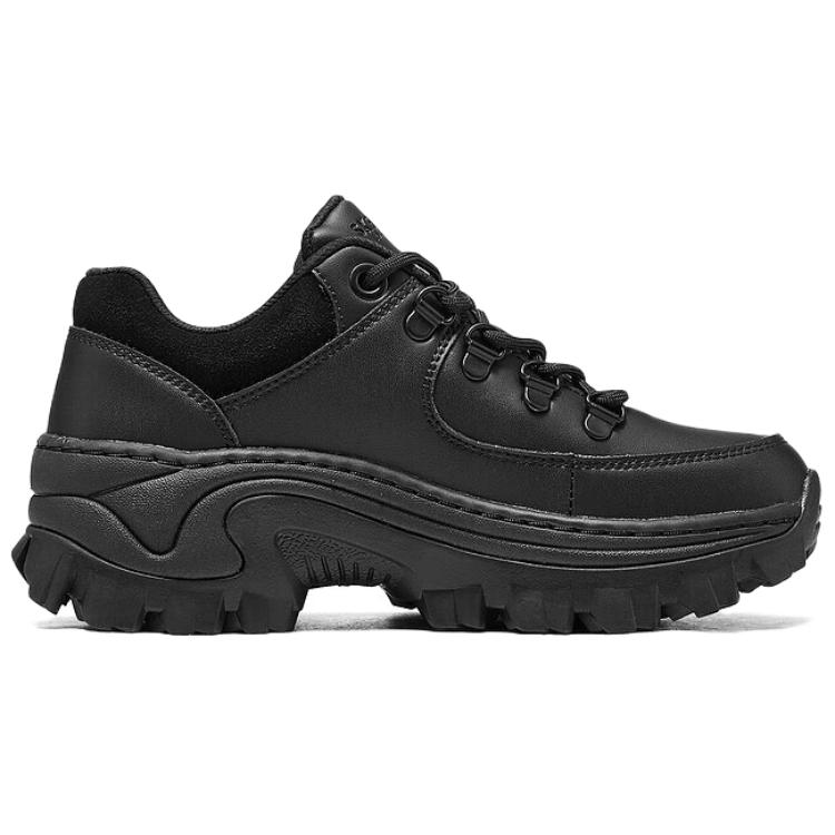 Skechers Street Anti-Slip Wear-Resistant Low-Top Chunky Sneakers Women's Black