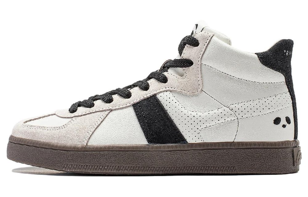 LiNing Yunchuan HI Anti-Slip And Wear-Resistant Breathable High-Top Casual Shoes Women's Black White
