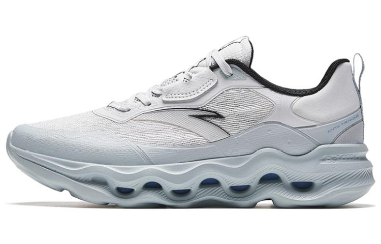Anta Divine Pro Cushioned Slip Resistant Abrasion Resistant Low Top Running Shoes Men's Gray