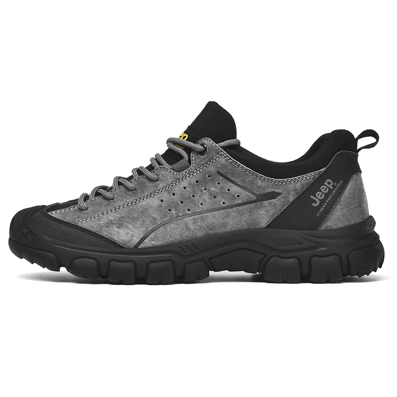 Jeep Wear-Resistant Breathable Lightweight Height Increasing Low-Top Outdoor Shoes Men's