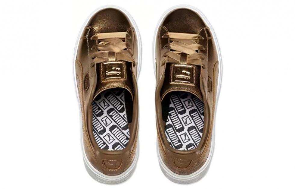 PUMA Basket Platform Luxe 'Gold' Women's купить в интернет-магазине Yoocart с быстрой доставкой по России.