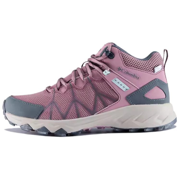 Columbia Peakfreak 2 Anti-Slip Wear-Resistant Mid-Top Hiking Shoes Women's Pink