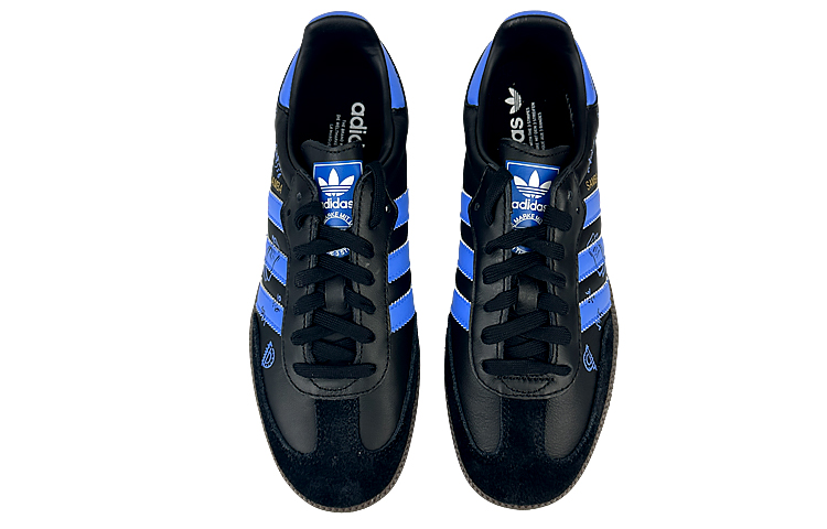 Adidas Originals Samba Slip-Resistant Cushioning Wear-Resistant Low-Top Skateboard Shoes Unisex Haze Blue купить в интернет-магазине Yoocart с быстрой доставкой по России.