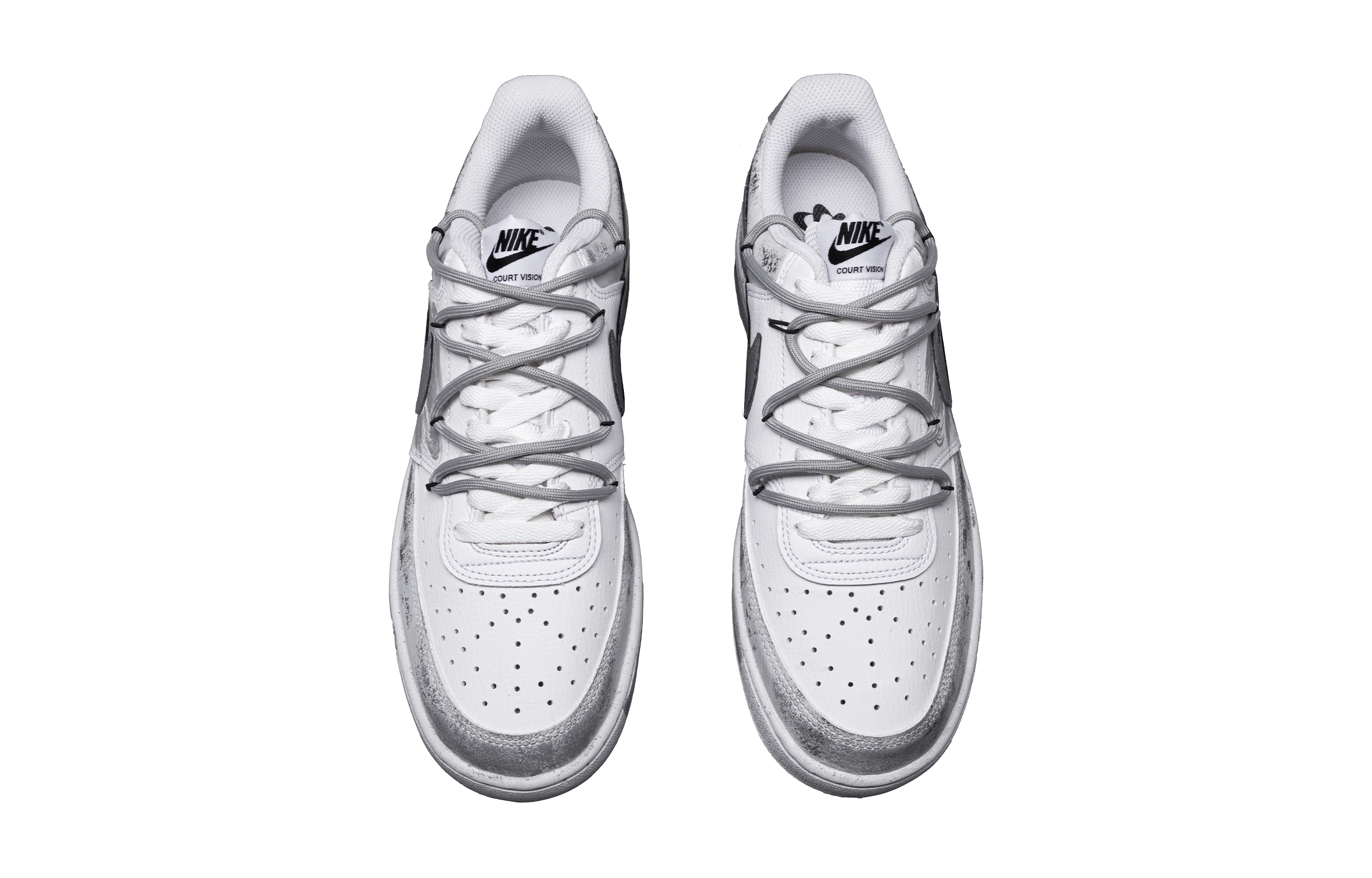 Nike Court Vision 1 Viewing Cranes By The Mountain Non slip Lightweight Low Top Skateboard Shoes Unisex White Gray купить в интернет-магазине Yoocart с быстрой доставкой по России.