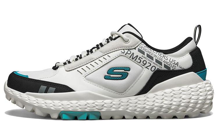Skechers Monster Low Top White/Black/Green