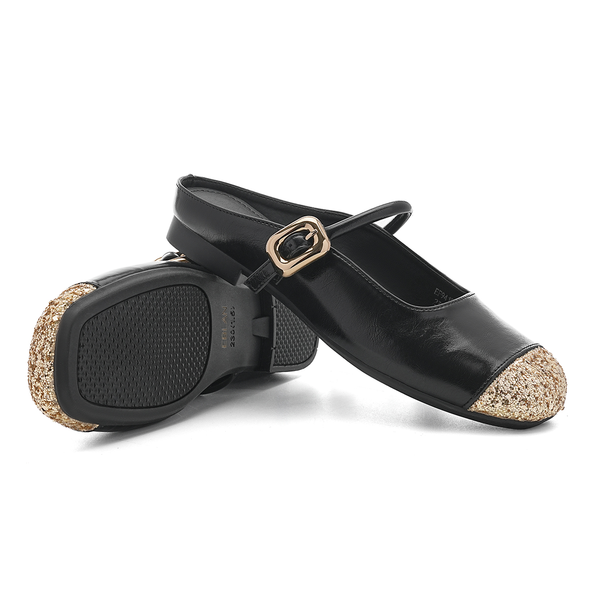 EBLAN Wrap-toe Slippers Women's Black купить в интернет-магазине Yoocart с быстрой доставкой по России.