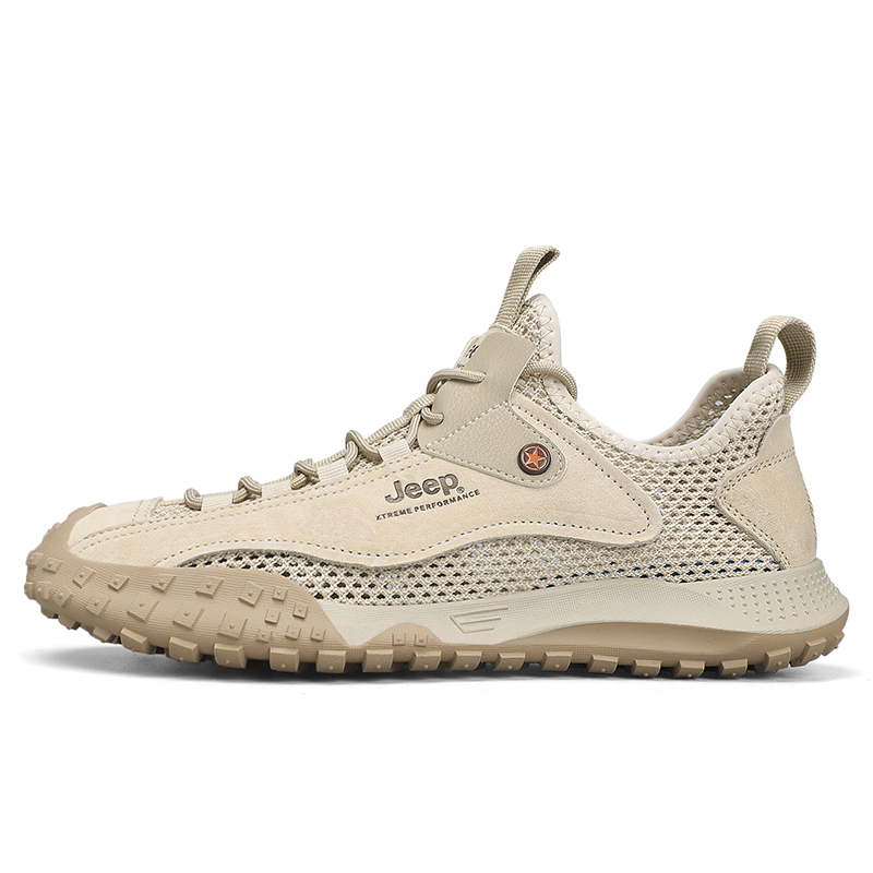Jeep Breathable Outdoor Shoes Men's Sand