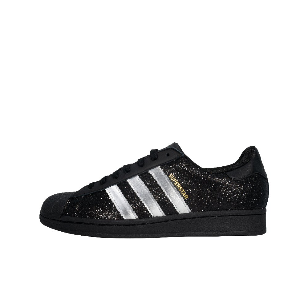 Adidas Originals SUPERSTAR Lightweight Anti-Slip Low-Top Skateboard Shoes Unisex Black Silver