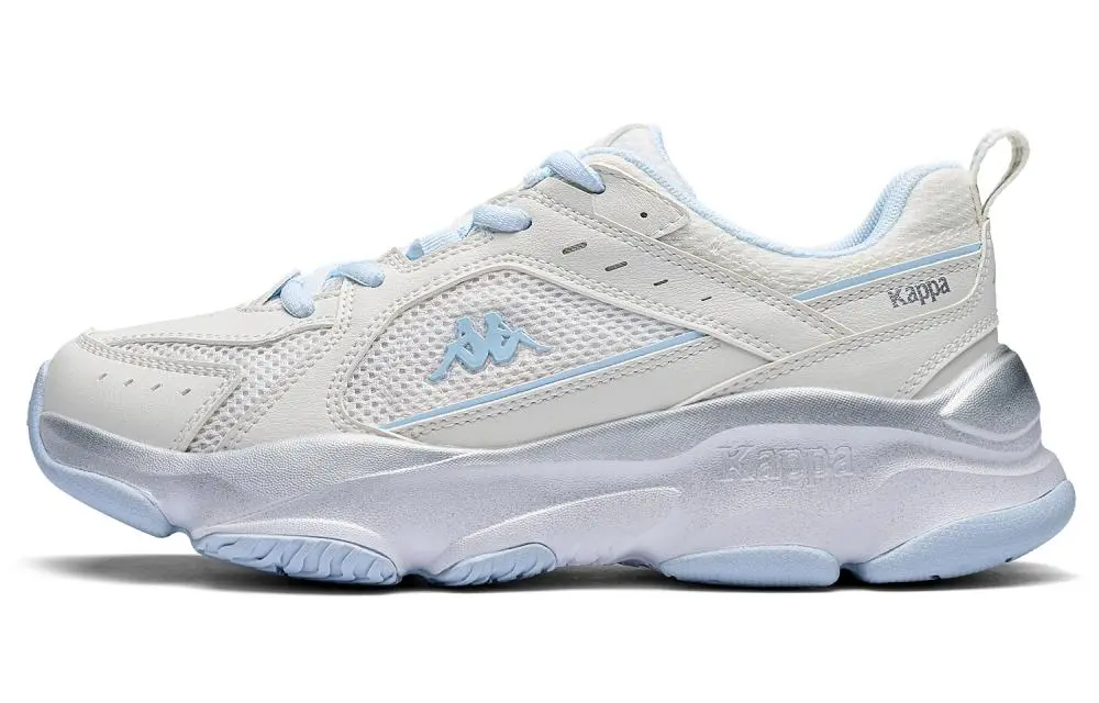 Kappa Abrasion Resistant Breathable Low top Running Shoes Women's Beach White Iceberg Blue