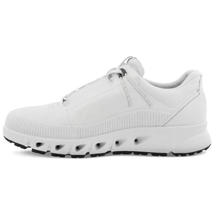 Ecco Multi-Vent Cushioning Anti-Slip And Wear-Resistant Low-Top Casual Shoes Men's White