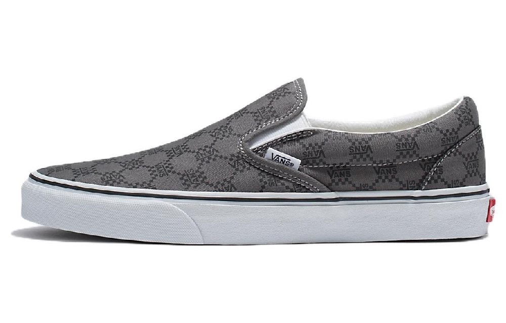 Vans Classic Slip On Monogram Pewter