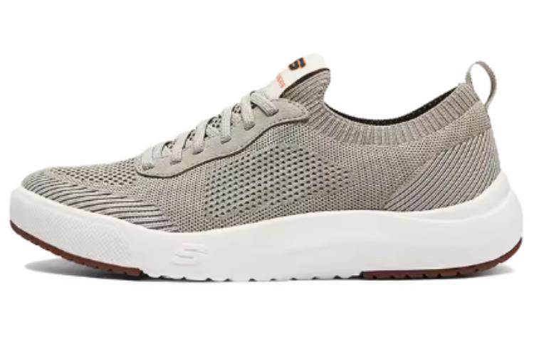 Skechers Anti-Slip Wear-Resistant Moisture-Wicking Low-Top Casual Shoes Men's Gray