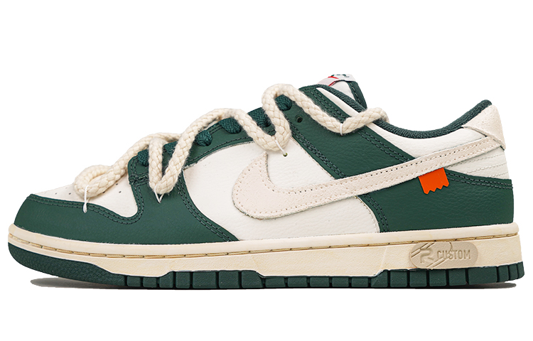 Nike Dunk Low Anti-Slip Wear-Resistant Low-Top Skateboard Shoes Women's Green