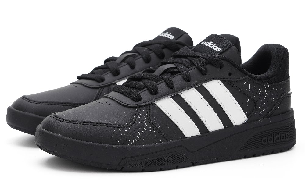 Adidas Neo Courtbeat Low Top Skateboard Shoes Unisex Black White