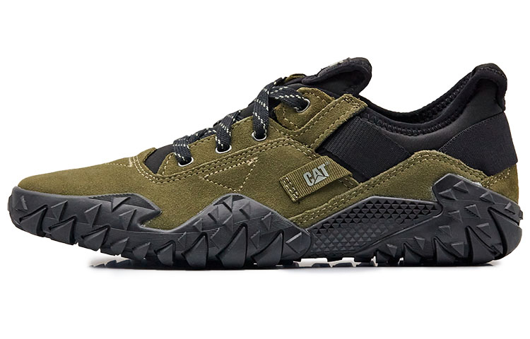 CAT Casual Shoes Unisex Low-Top Olive Green