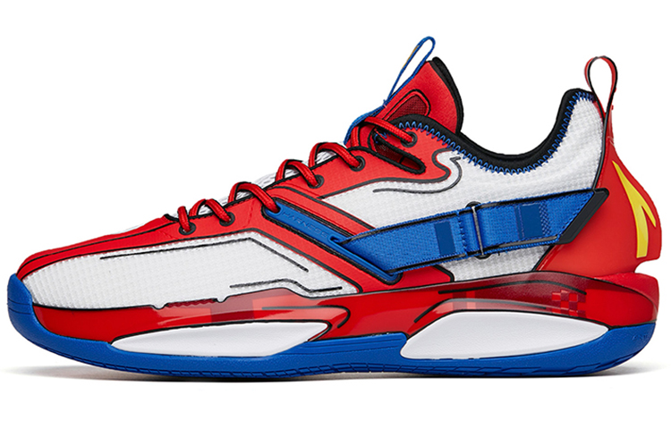Anta GH3 Hayward GH3 Cushioned Slip-Resistant Low-Top Performance Basketball Shoes Men's White Blue Red