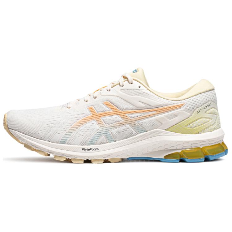 Asics GT 1000 10 Running Shoes 'White Yellow'