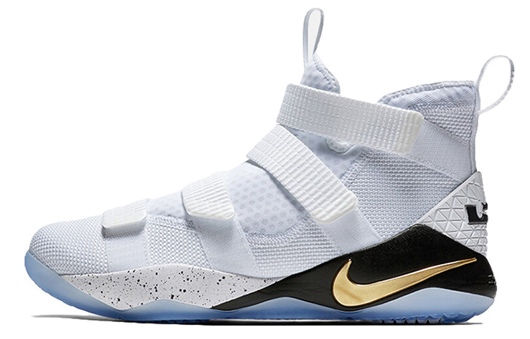 Nike Lebron Soldier Xi Ep 'White Metallic Gold Black'