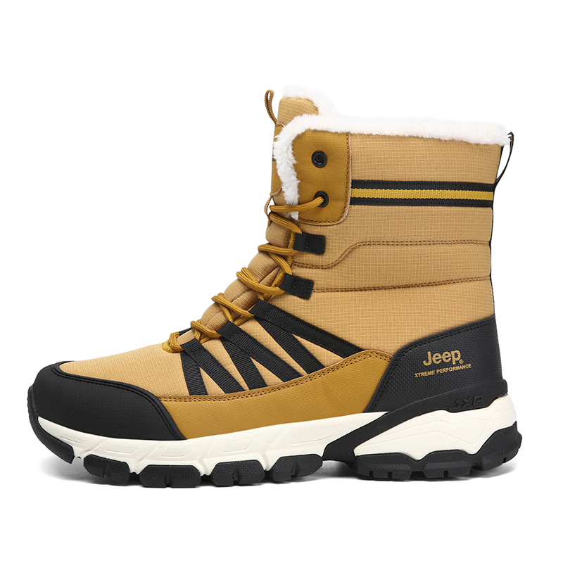 Jeep Knee-High Snow Boots Women's Spruce Yellow