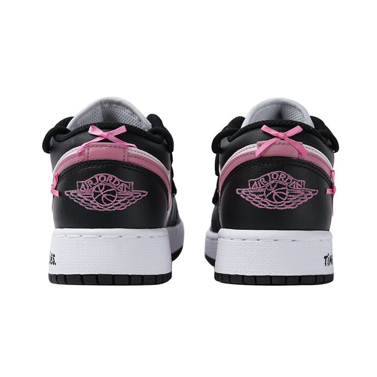 Jordan Air Jordan 1 Low Top Vintage Basketball Shoes GS Black Pink купить в интернет-магазине Yoocart с быстрой доставкой по России.