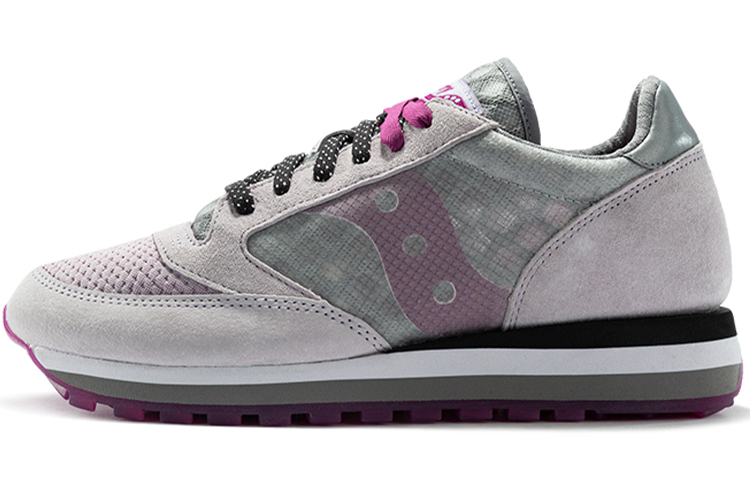 Saucony Jazz Triple Cushioning Anti-Slip Wear-Resistant Breathability Low-Top Running Shoes Women's Light Pink