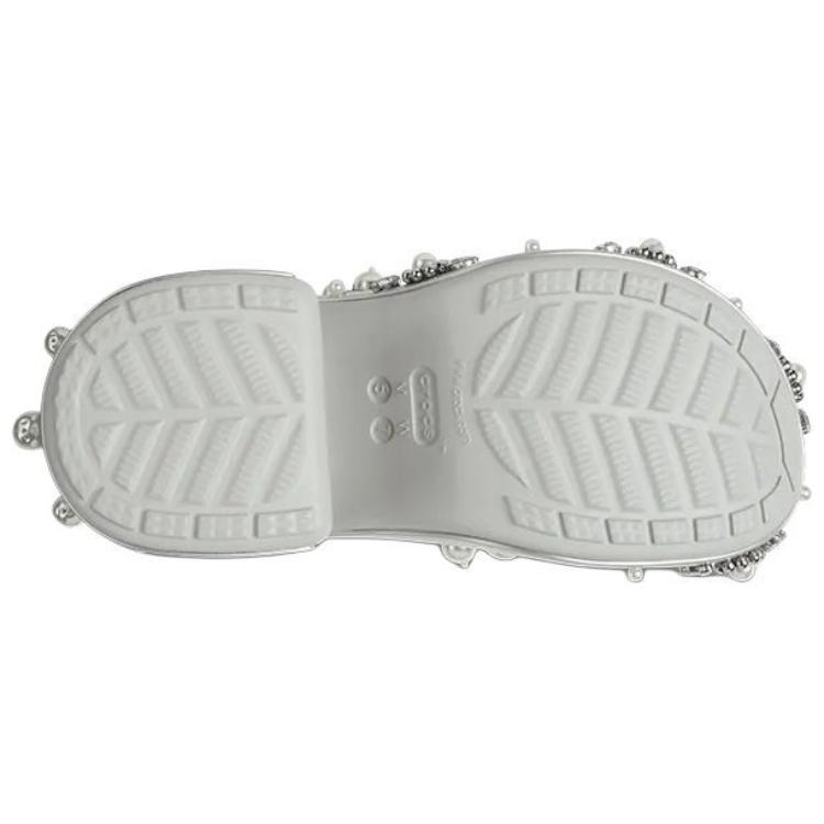 Crocs Siren Clog Simone Rocha Spiked Silver Women's