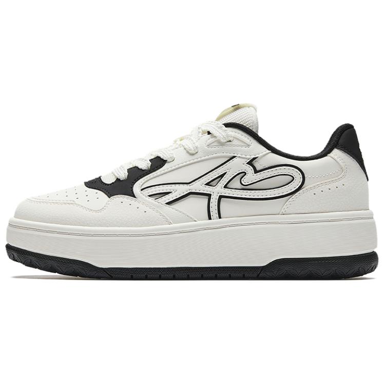 Anta Coverage Cushioning Low Top Skateboard Shoes Women's White
