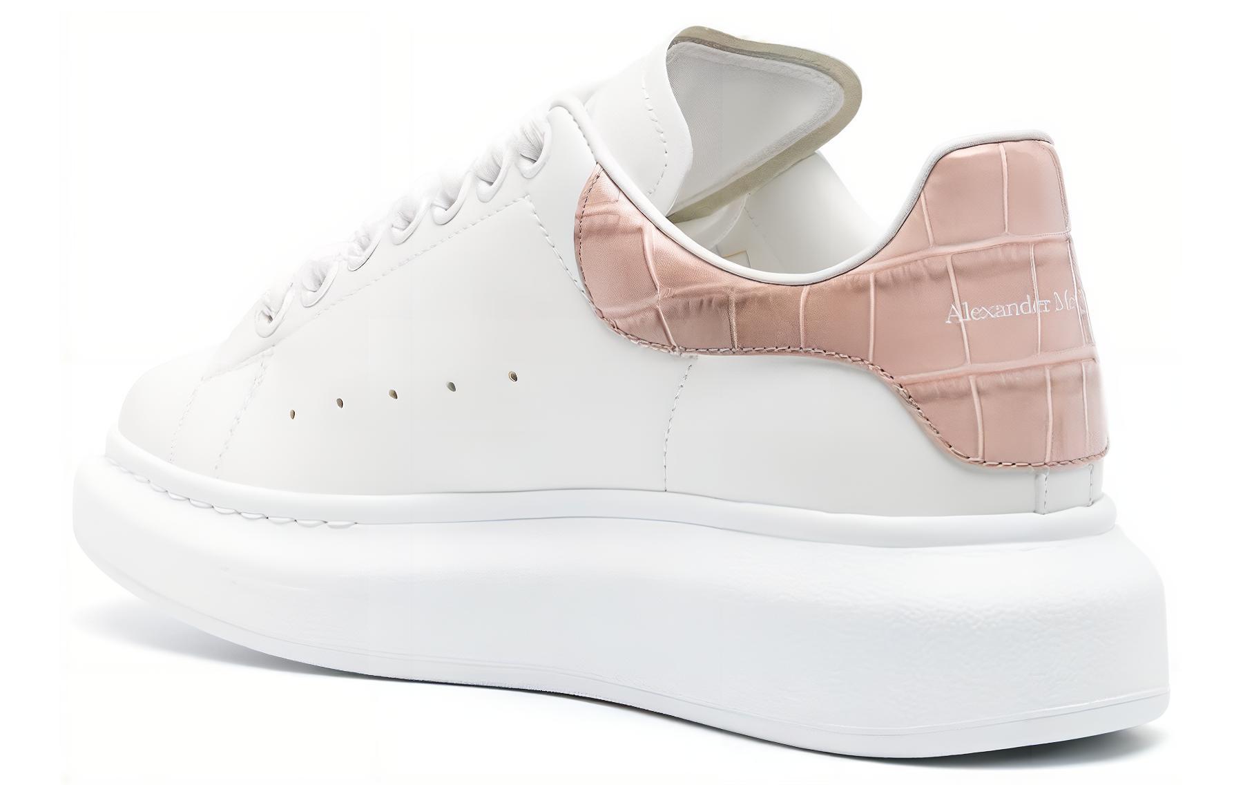 Alexander McQueen Almond-Toe Lace-Up Sneakers Women's