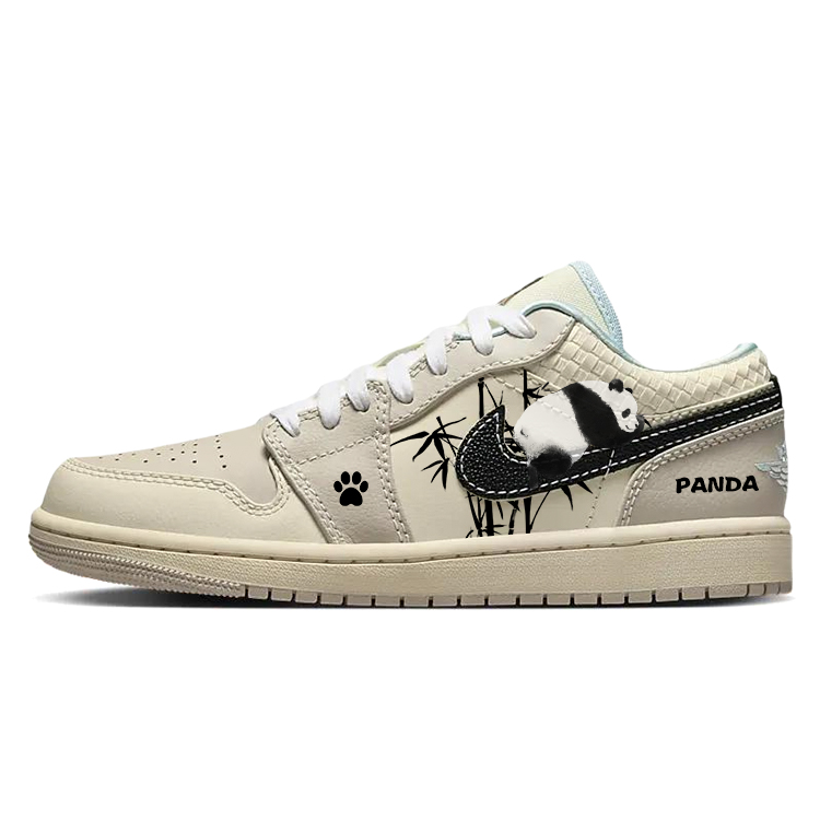 Jordan Air Jordan 1 Cushioning Anti-Slip And Wear-Resistant Low-Top Vintage Basketball Shoes Women's Beige Brown купить в интернет-магазине Yoocart с быстрой доставкой по России.