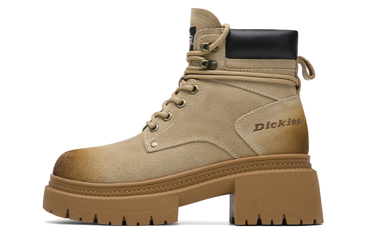 Dickies Classic And Versatile Short Martin Boot Women's Khaki