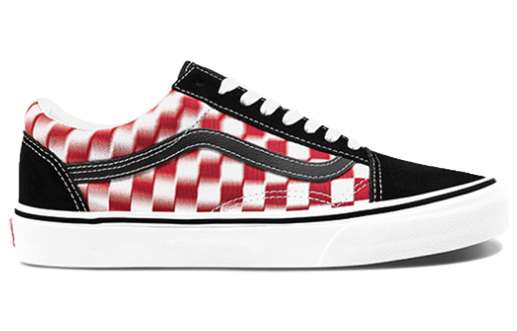 Vans Old Skool Checkerboard Red/White
