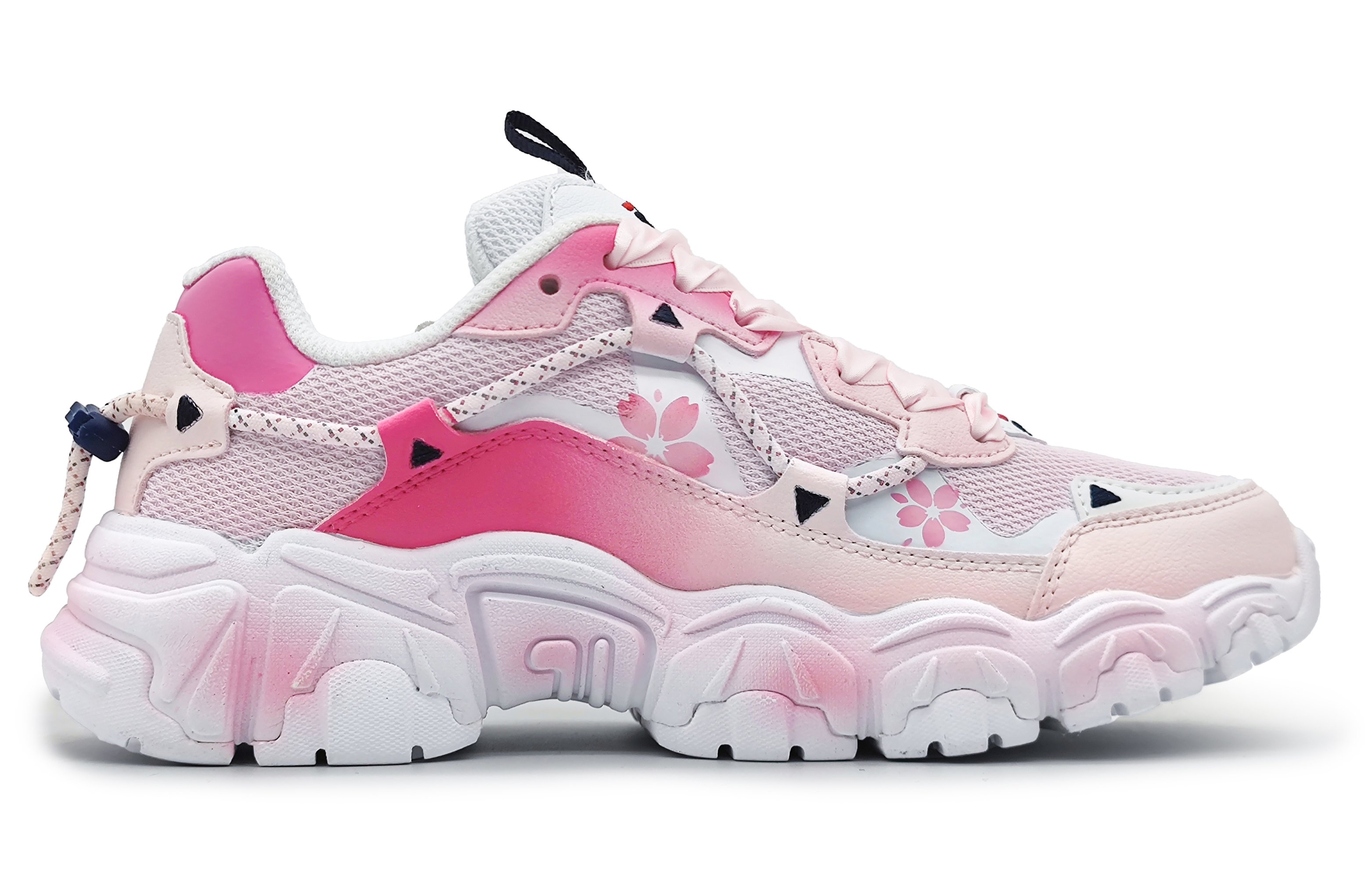 FILA Cat Claw Anti-Slip Wear-Resistant Breathable Lightweight Low-Top Casual Shoes Unisex Pink