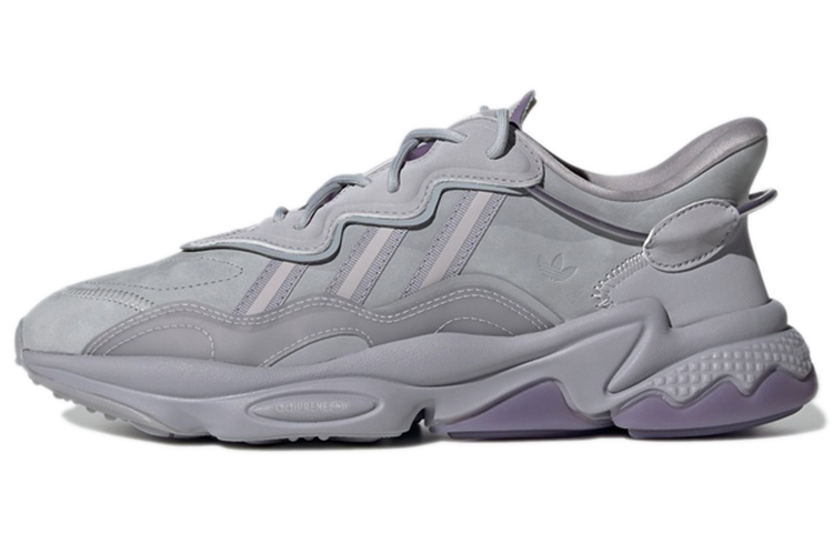 Adidas Originals Ozweego Cozy Wear Resistant Running Shoes Gray Purple