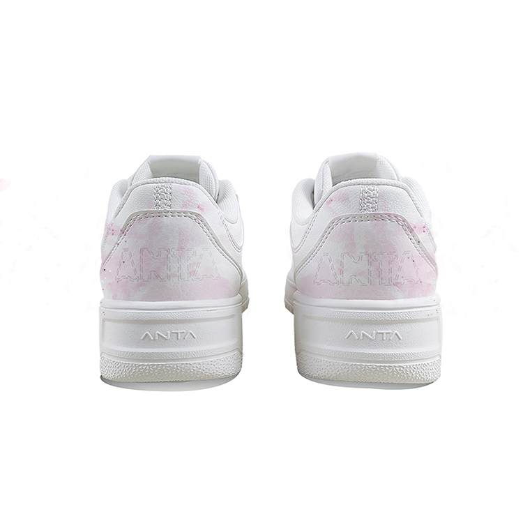 Anta Relaxed Slip Resistant Shock Absorbers Low Top Skateboard Shoes Unisex Pink купить в интернет-магазине Yoocart с быстрой доставкой по России.