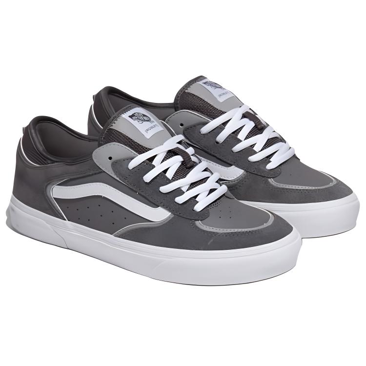 Vans Rowley Low top Skateboard Shoes Unisex Gray