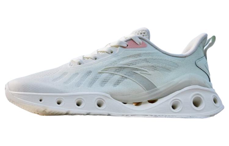 Anta Shock Absorbers With Slip Resistant And Abrasion Resistant Properties Low Top Running Shoes Women's White Green