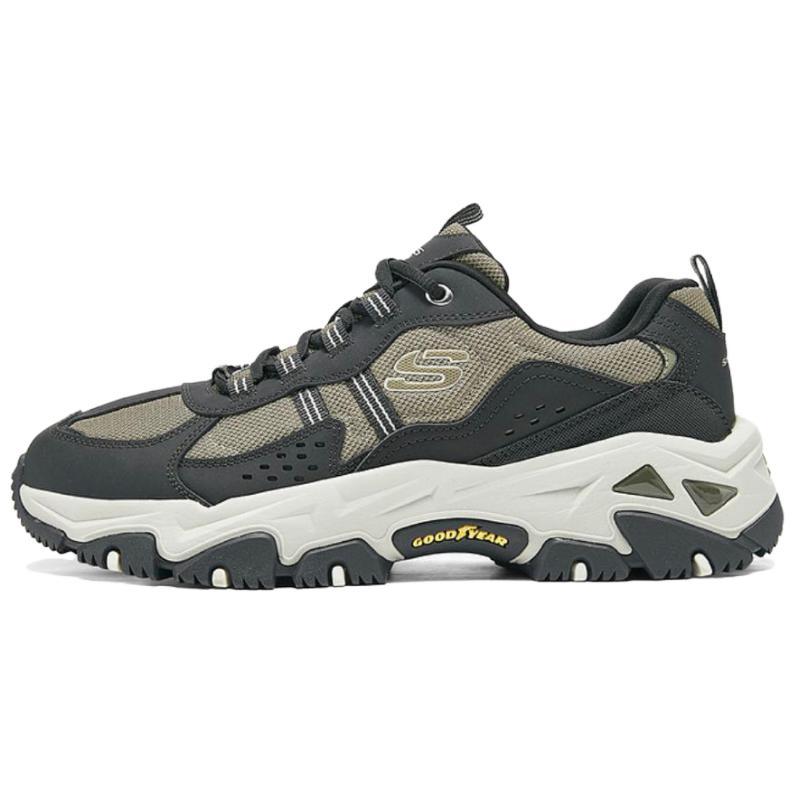 Skechers OUTDOOR Anti-Slip Wear-Resistant Low-Top Outdoor Shoes Men's Khaki