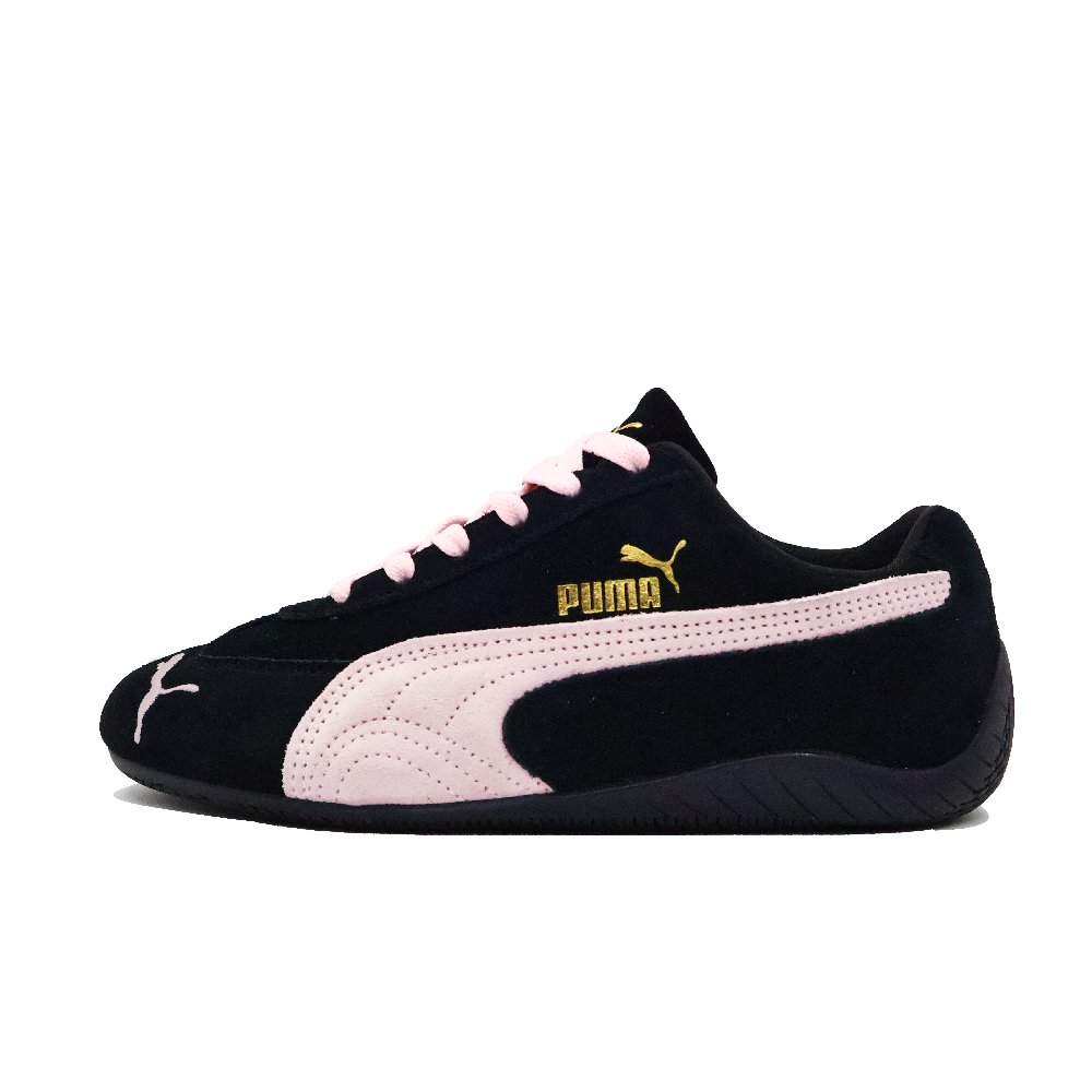 PUMA Speedcat Anti Slip Wear Resistant Low Top Casual Shoes Unisex Black Pink