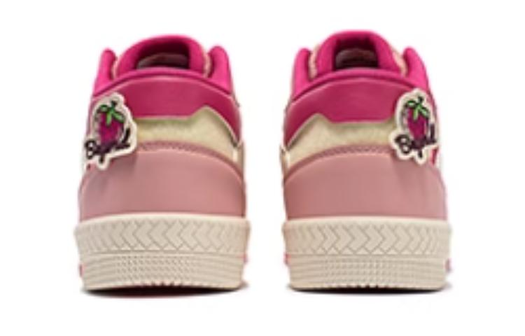 361° Durable Breathable Mid-Top Skateboard Shoes Women's Pink