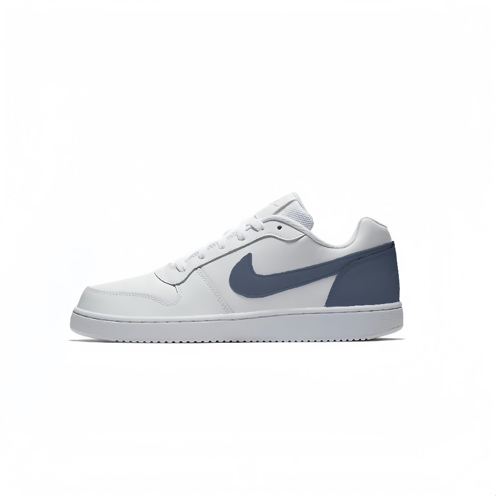 Nike EBERNON Low Top Skateboard Shoes Unisex White Blue