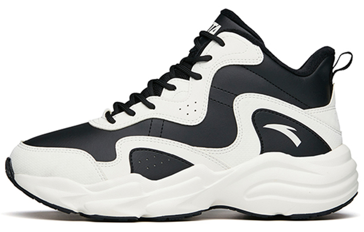 Anta Cushioning Wear-Resistant Low-Top Casual Shoes Women's Black White